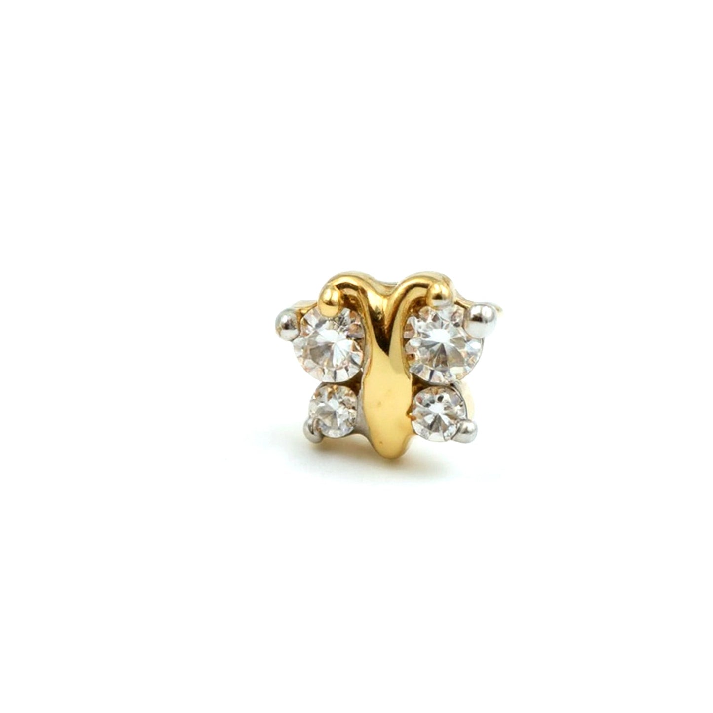 Delicate Butterfly Nose Pin