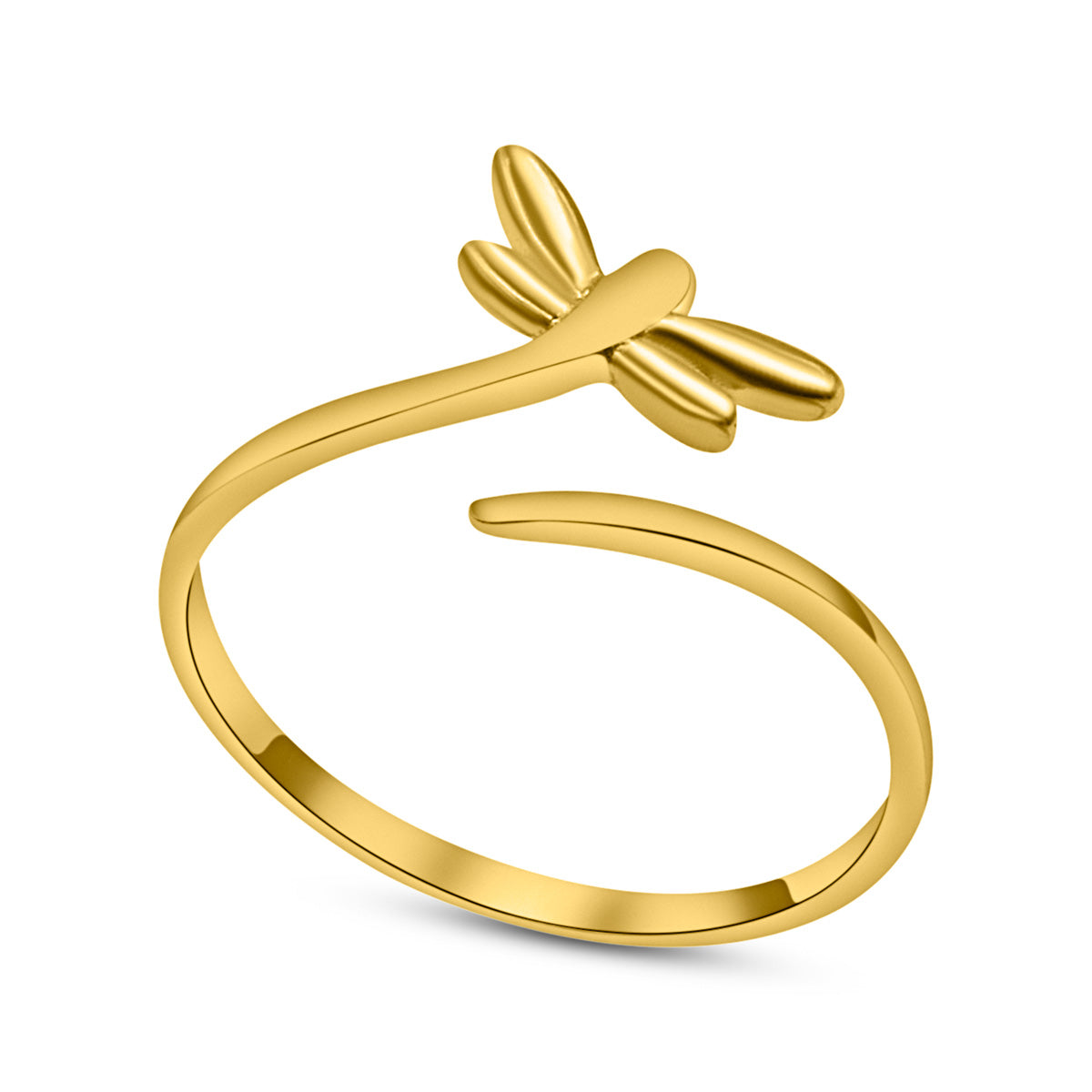 Green Zircon Glow in 18K Gold Ring