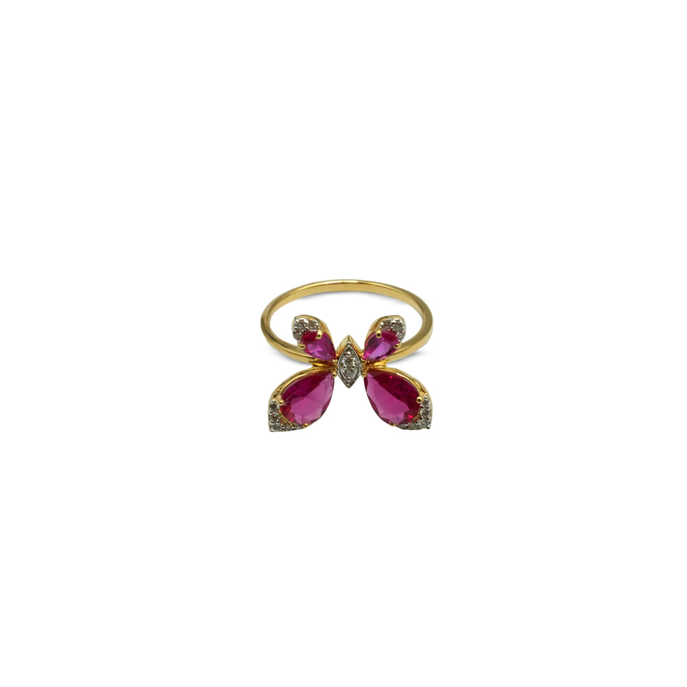 Buttefly Ring-Kiya Diamond