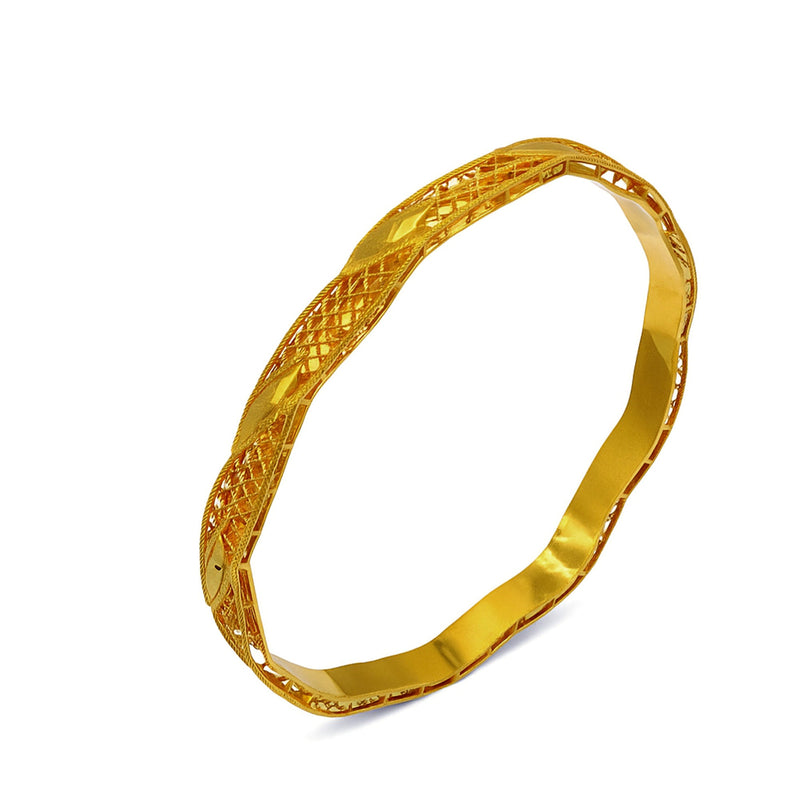 22K Traditional Kuwaiti Bangle