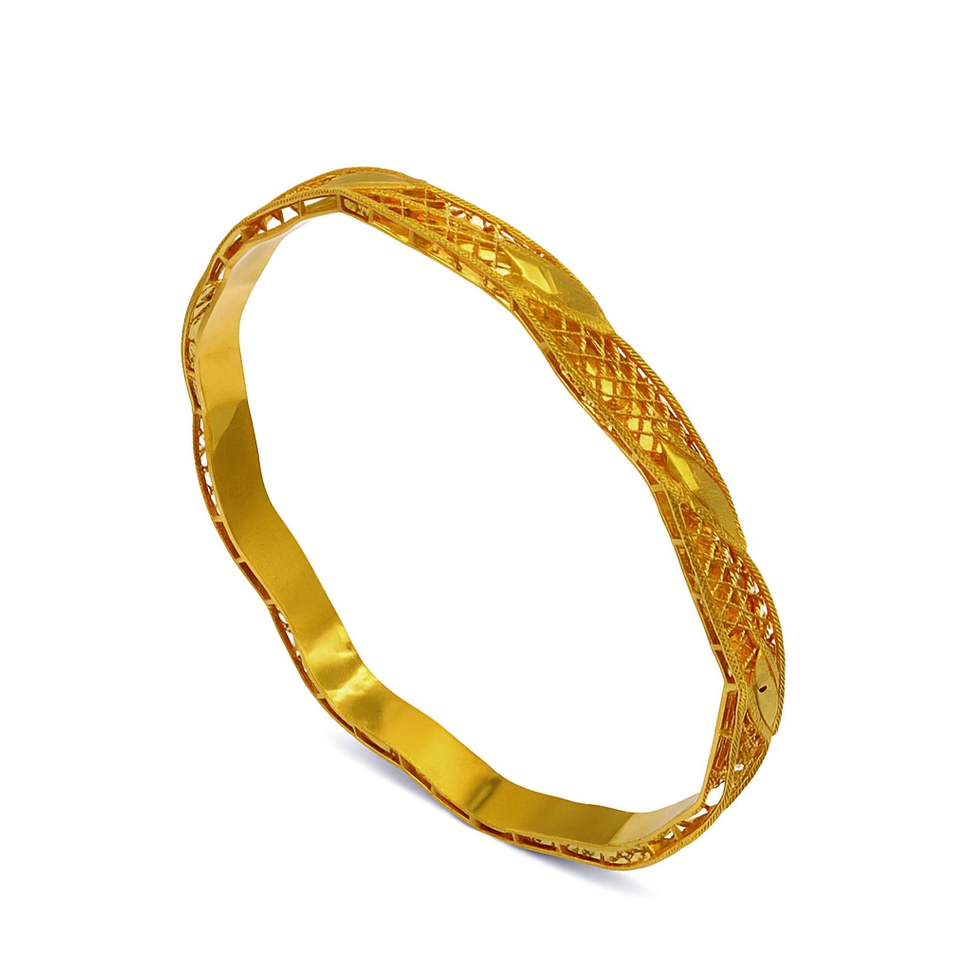 22K Traditional Kuwaiti Bangle