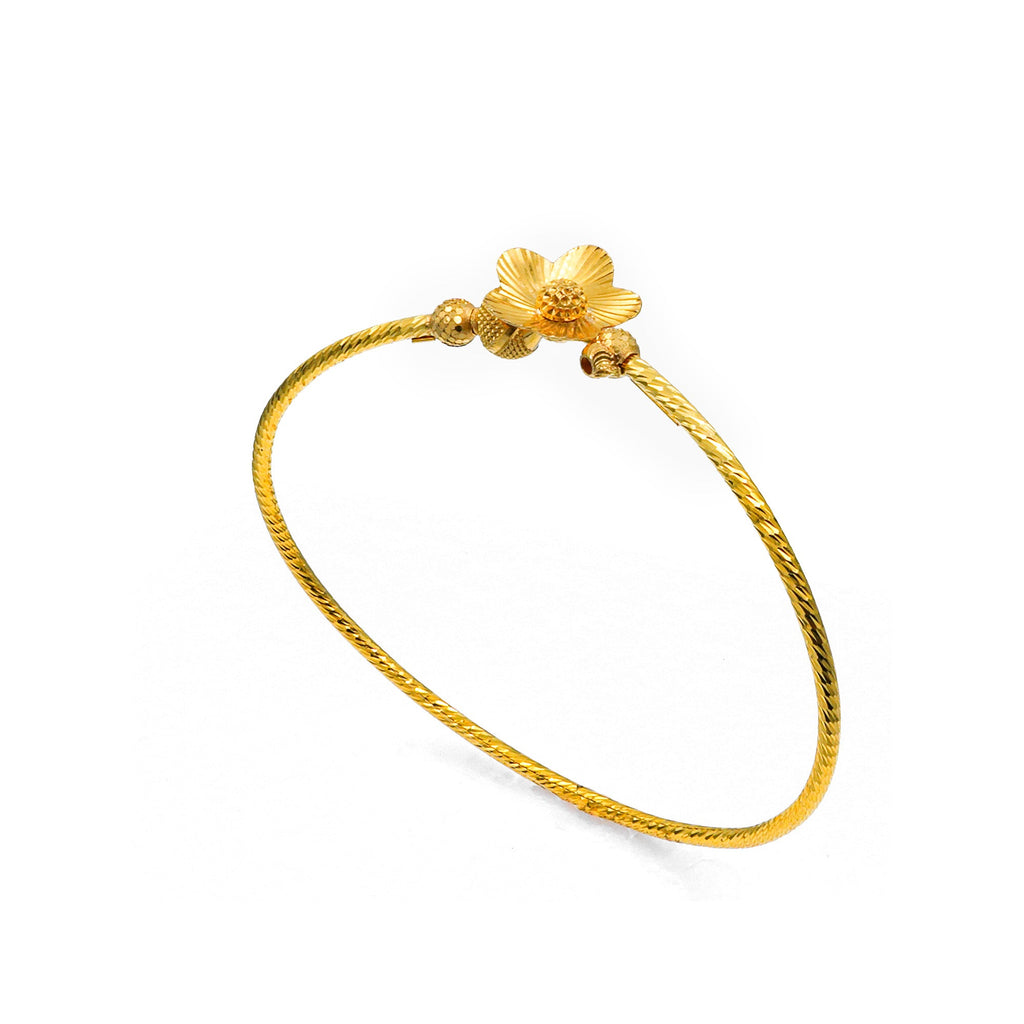 22K Italian Sleek and Modern Bangle