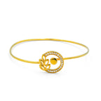 22K Twisted Ethnic Bangle