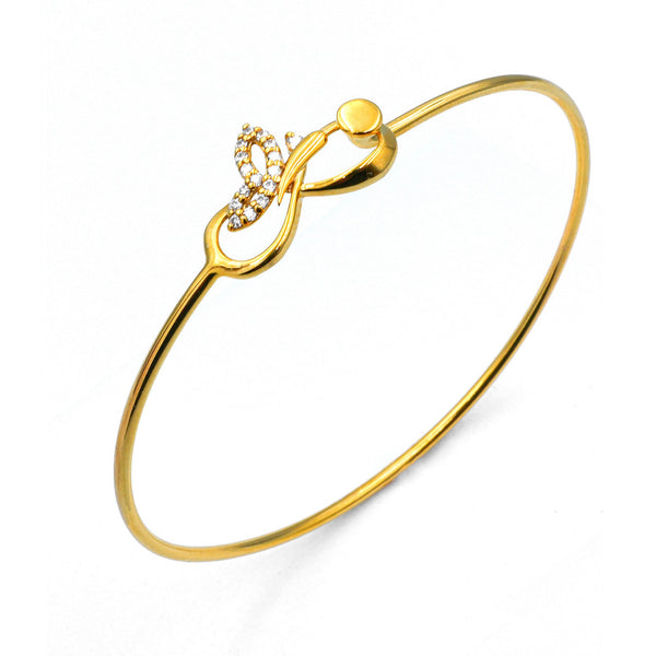 22K Twist of Elegance Bangle