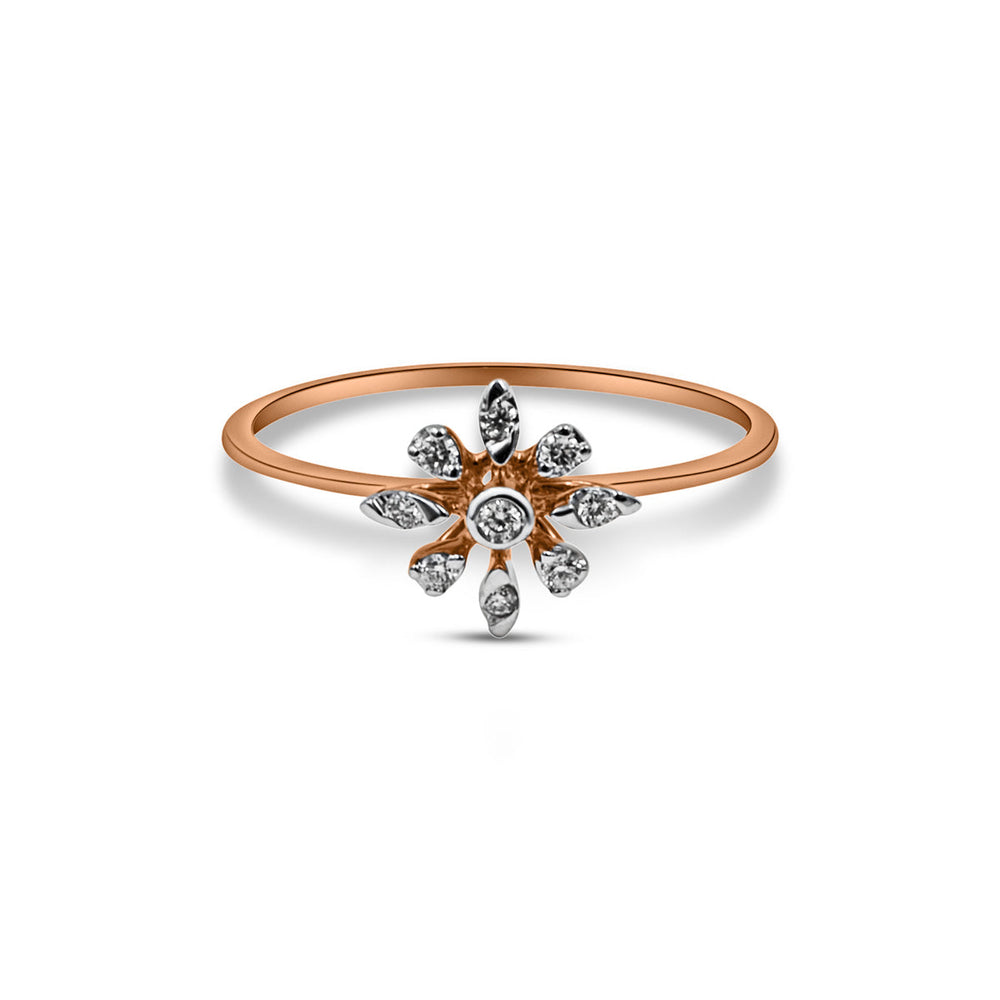 Kiya Gold Band Diamond Ring