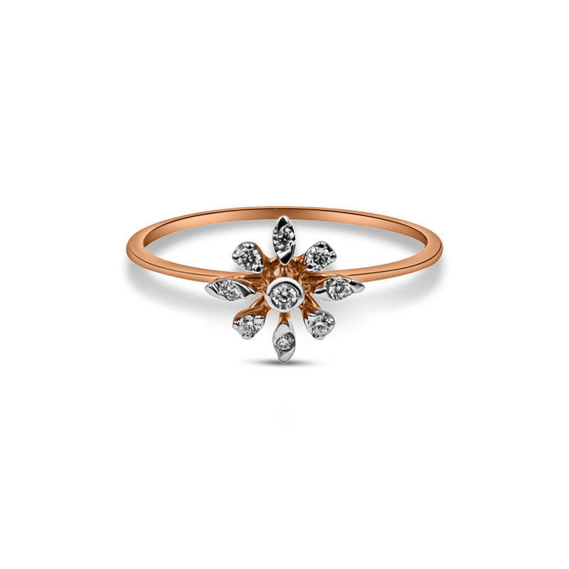 Kiya Gold Band Diamond Ring