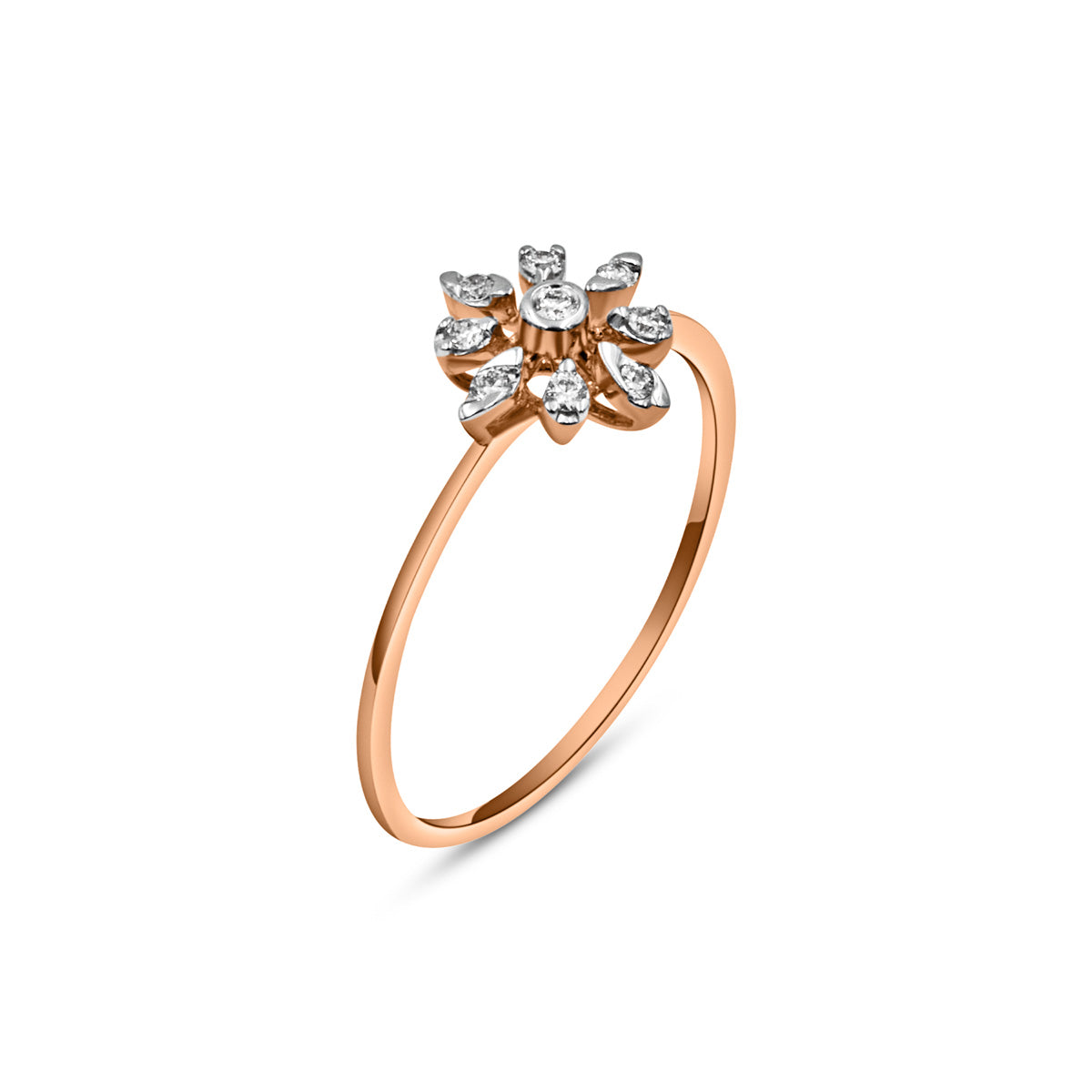 Kiya Gold Band Diamond Ring