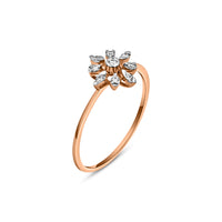 Kiya Gold Band Diamond Ring