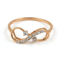 Gold Diamond Ring with Shine