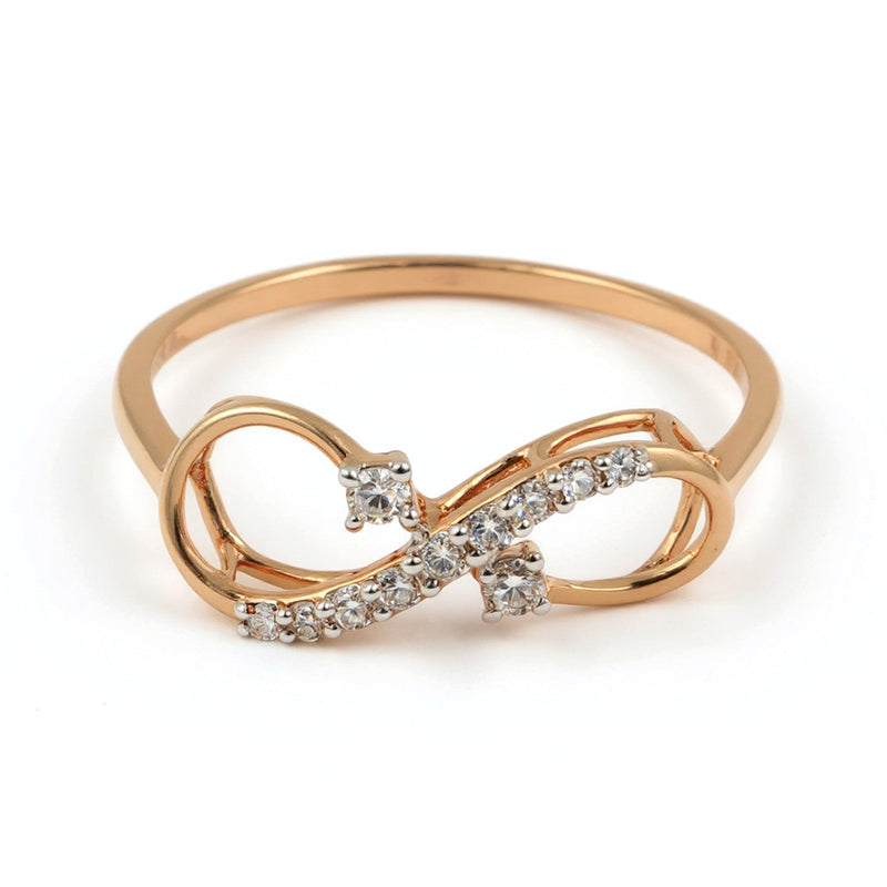 Gold Diamond Ring with Shine