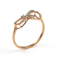 Gold Diamond Ring with Shine