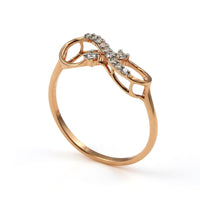 Gold Diamond Ring with Shine