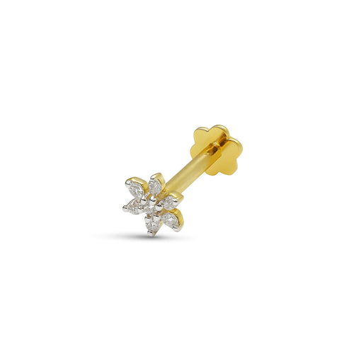 18K Diamond Nose Stud