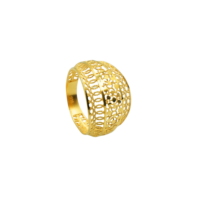 22K Ring -  Royal Bloom Ring