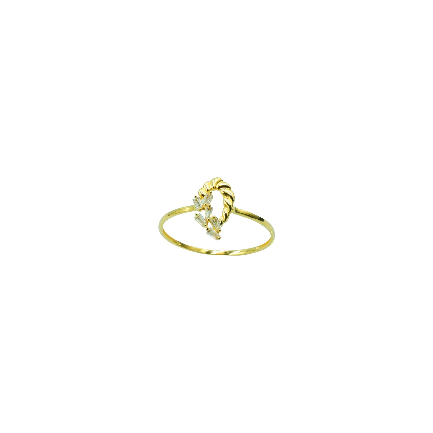 22K Ring - Zircon Shine Ring