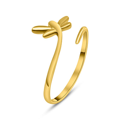 Green Zircon Glow in 18K Gold Ring