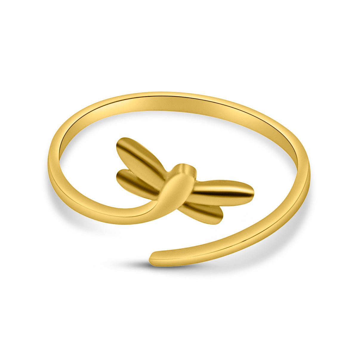 Green Zircon Glow in 18K Gold Ring