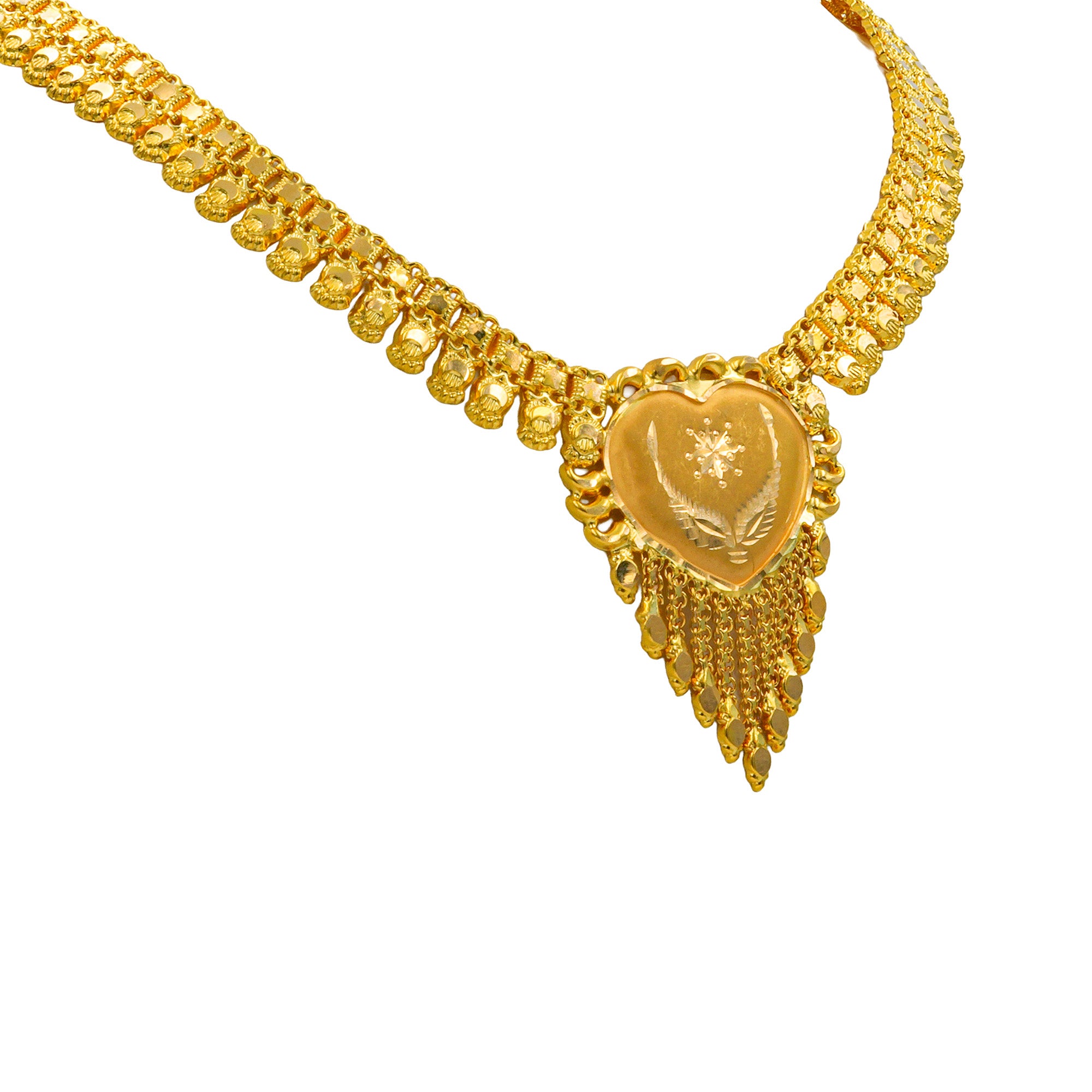 22K Kolkata Classic Golden Necklace