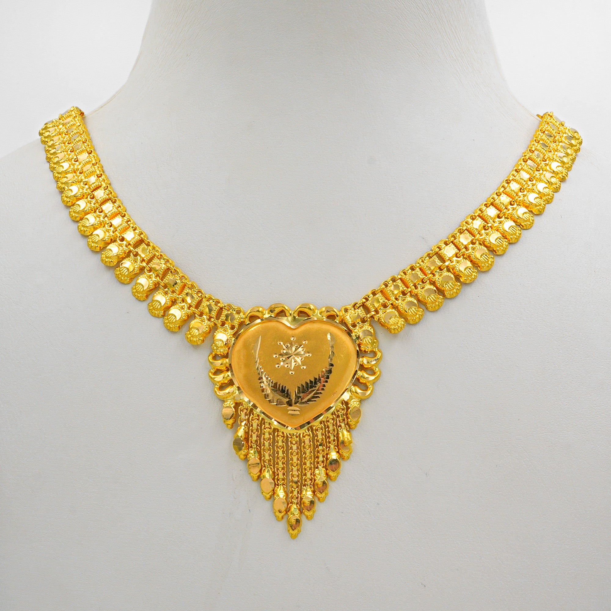 22K Kolkata Classic Golden Necklace