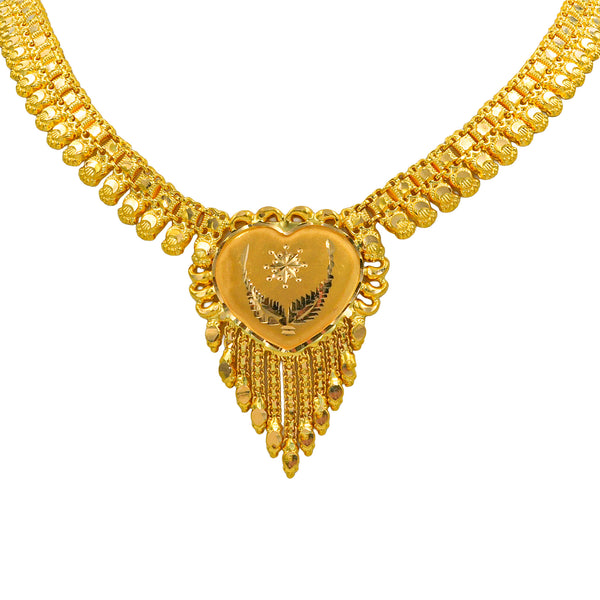 22K Kolkata Classic Golden Necklace