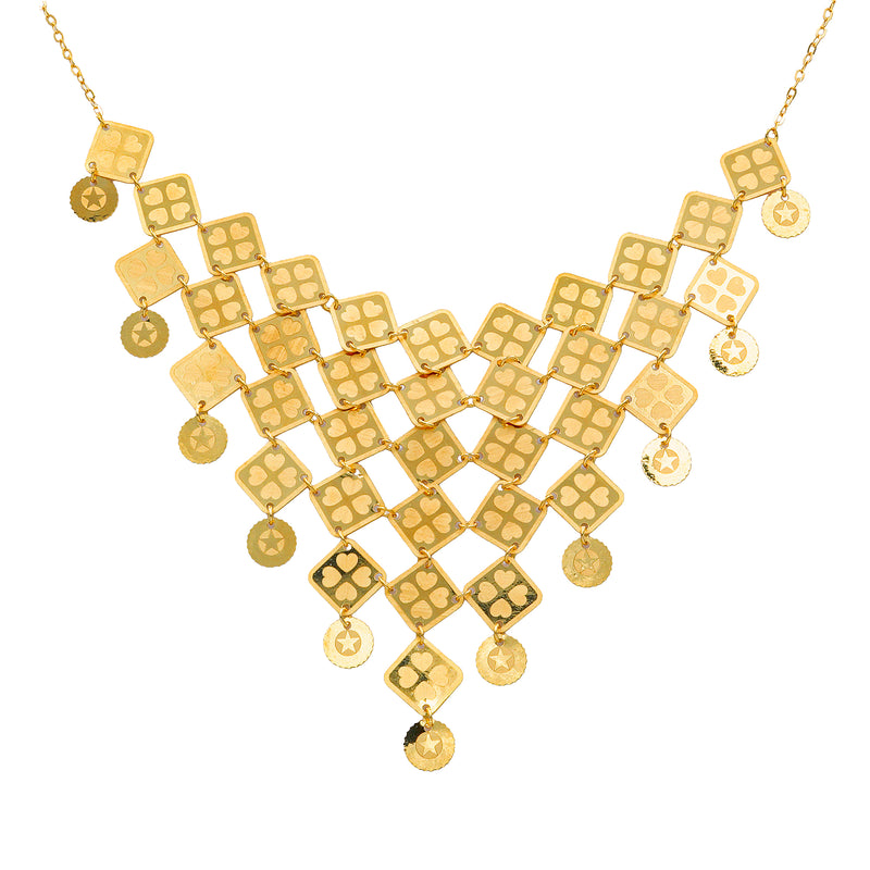Eleganza Italian 22K Necklace